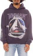 HVMAN Human Cotton Graphic Hoodie