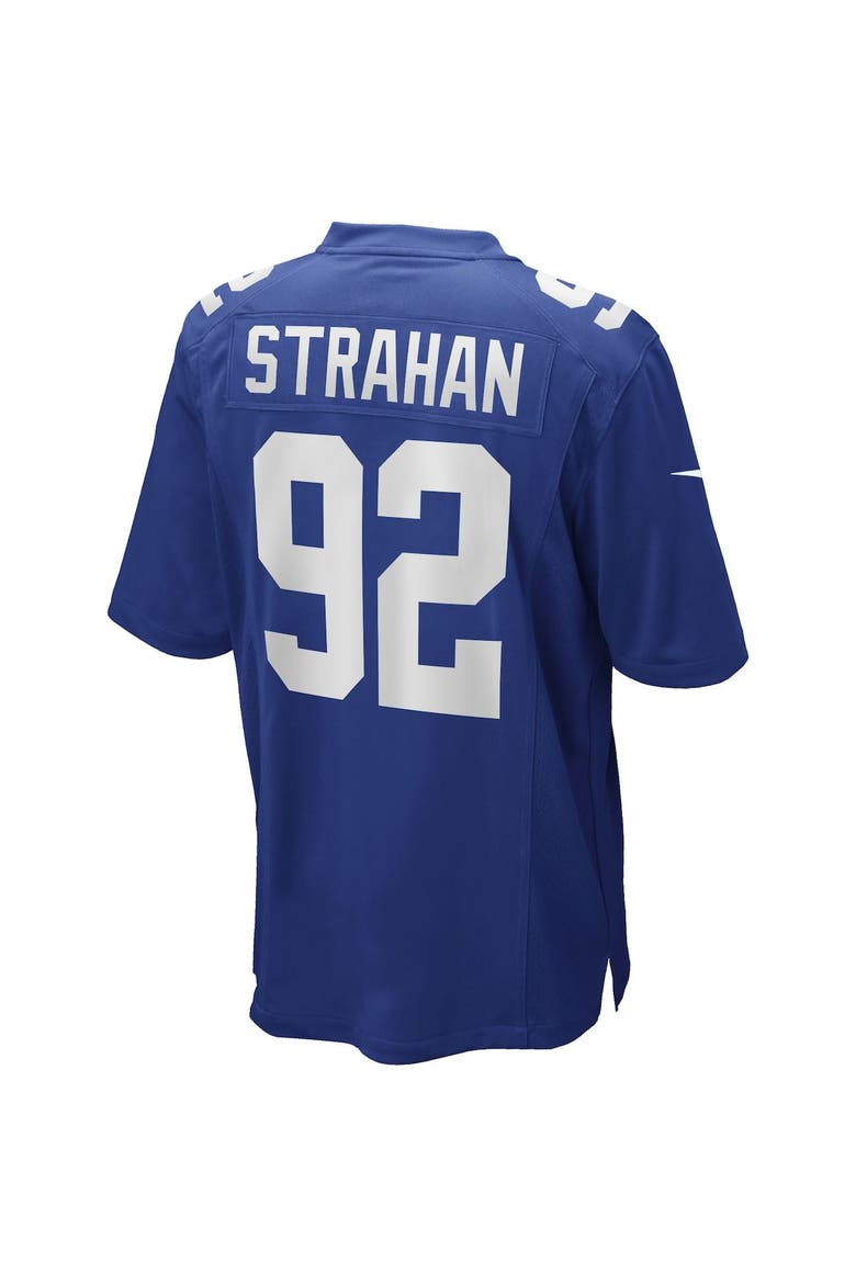 Men's Nike Michael Strahan Royal New York Giants Game Retired Player Jersey, Alternate, color, Royal