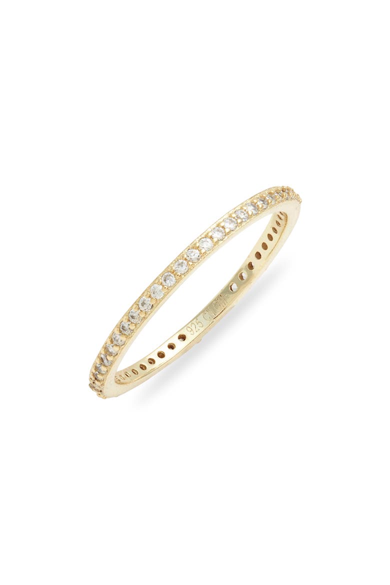The M Essential Pavé Band, Main, color, GOLD