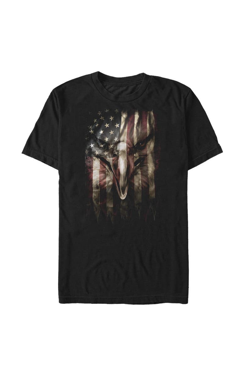 Lost Gods Men's Lost Gods American Flag Eagle Graphic T-Shirt, Main, color, Black