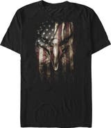 Lost Gods Men's Lost Gods American Flag Eagle Graphic T-Shirt