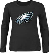 FANATICS Women's Fanatics Black Philadelphia Eagles Plus Size Long Sleeve T-Shirt