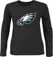 FANATICS Women's Fanatics Black Philadelphia Eagles Plus Size Long Sleeve T-Shirt
