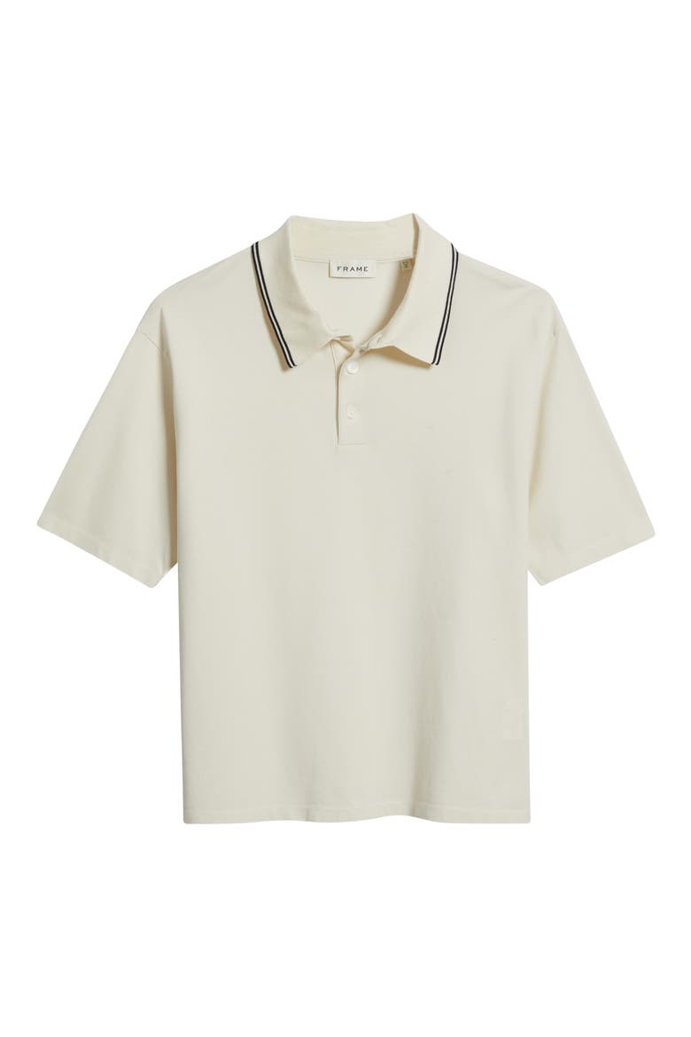 Cotton Pique Polo, Alternate, color, WHITE SAND