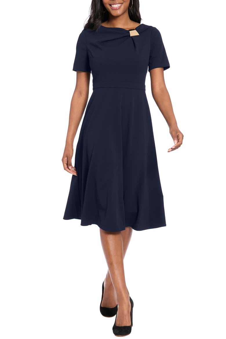 women flare midi dress Women's Fit & Flare Midi Dress