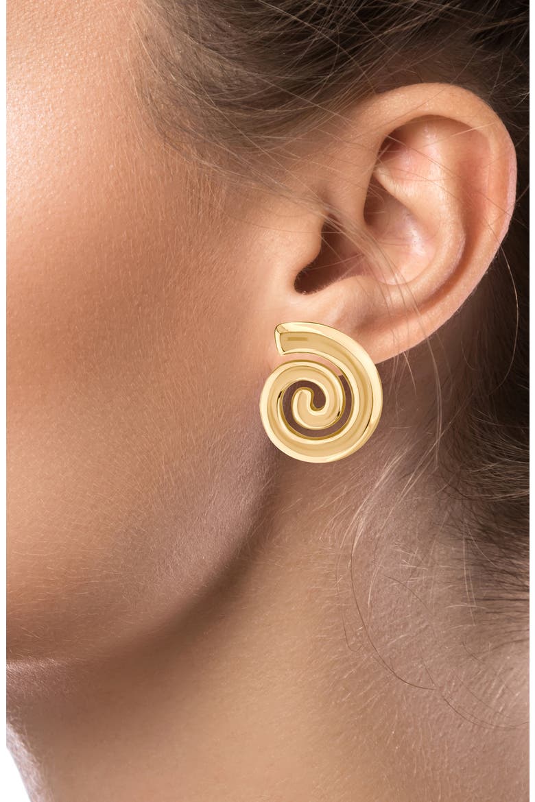 Spiral Drop Earrings (Nordstrom Exclusive), Alternate, color, GOLD