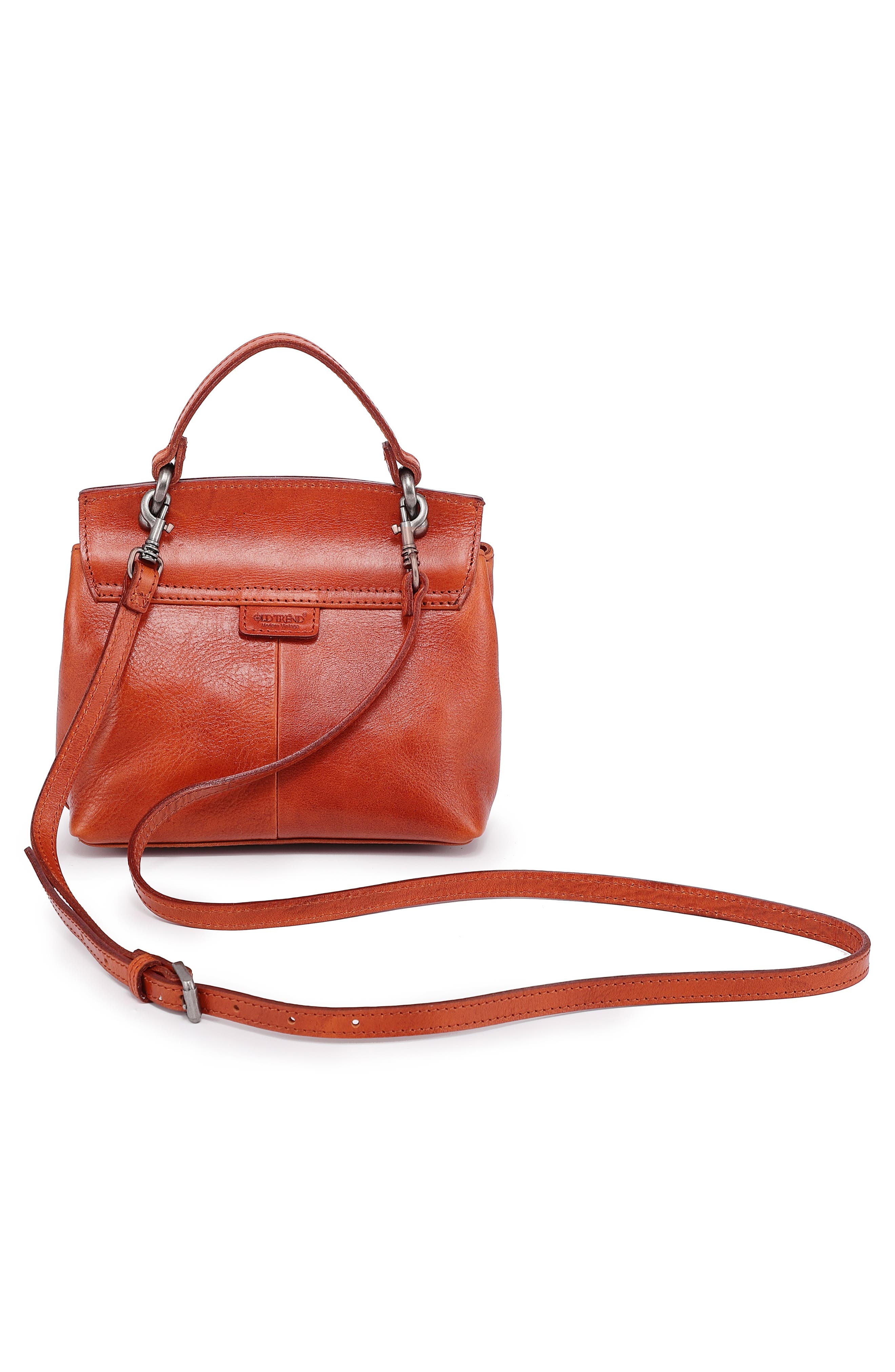 Leather Cypress Crossbody Bag, Alternate, color, COGNAC