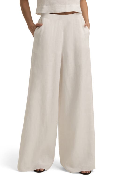 FAVORITE DAUGHTER FAVORITE DAUGHTER LINEN WIDE LEG PANTS 