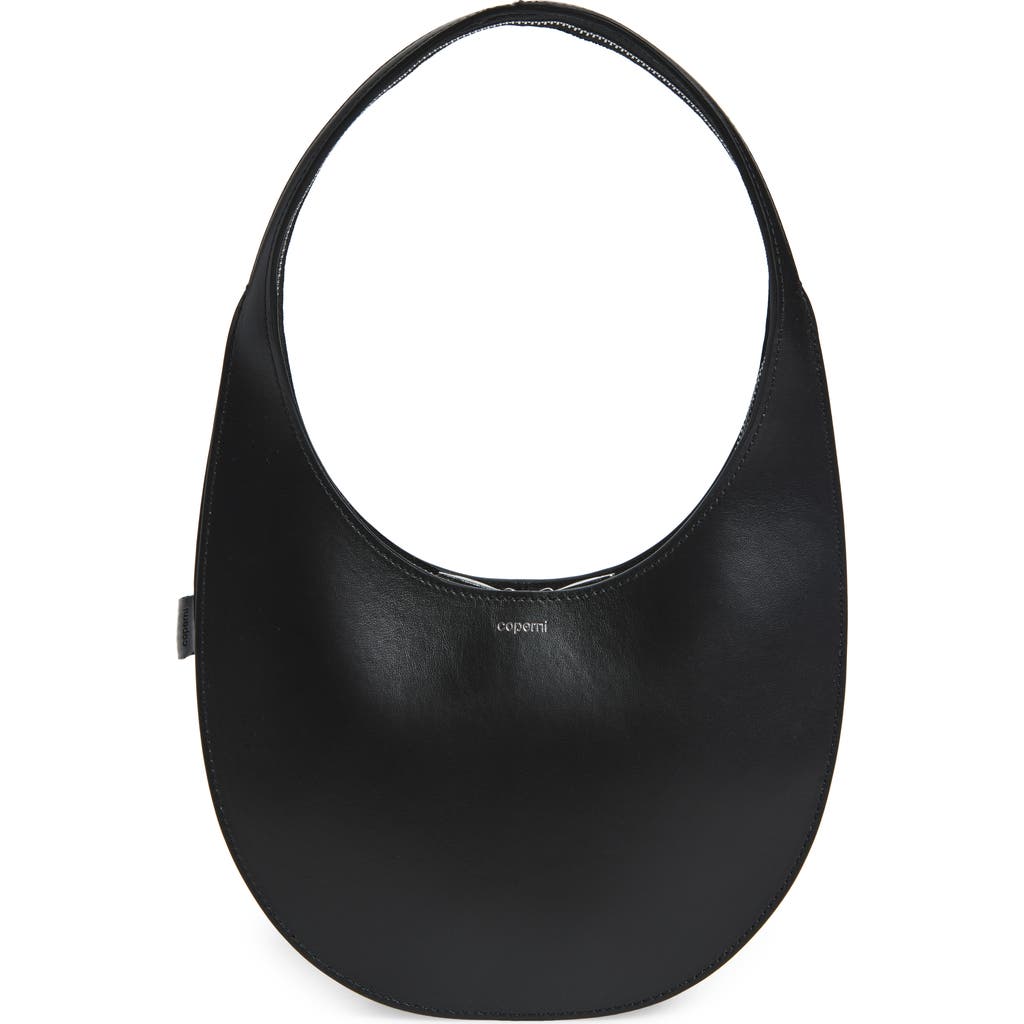 Coperni Rounded Medium Shoulder Bag In Smooth Calfskin Leather