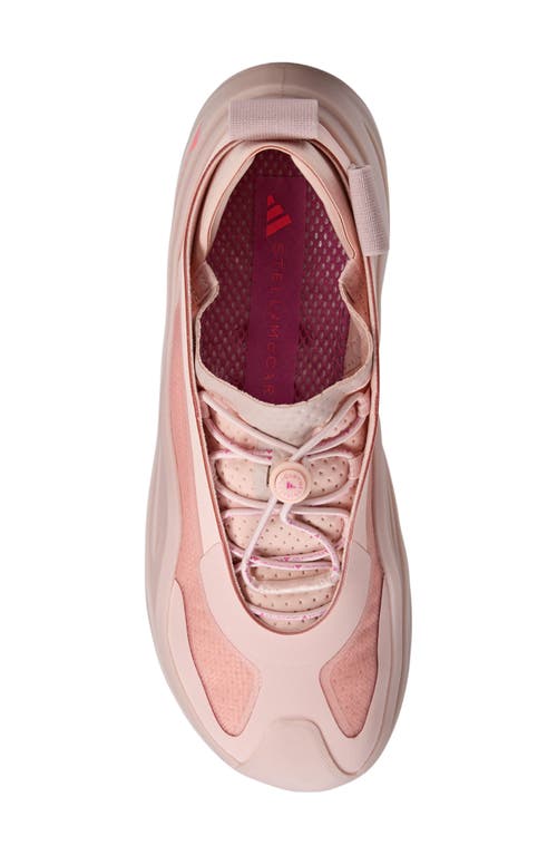 Adidas By Stella Mccartney Low Ground Sneakers In Vapour Pink/turbo/lilac