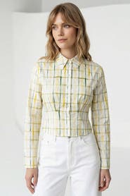 Exquise Floriana Long Sleeve Crop Shirt