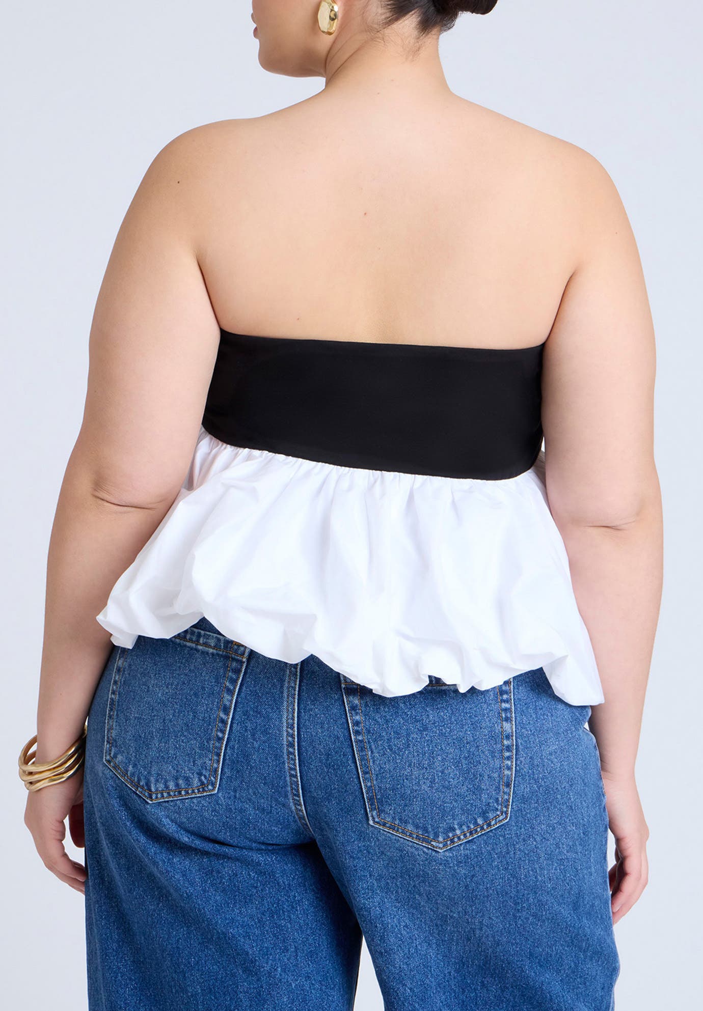 Peplum Tube Top - image 2