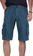 XRAY Belted Cotton Twill Cargo Shorts