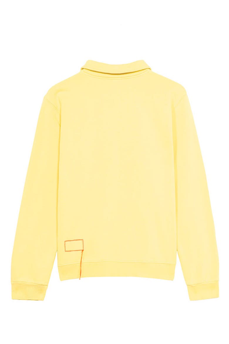 Zip-Up Sweatshirt with Pocket, Alternate, color, CANARY