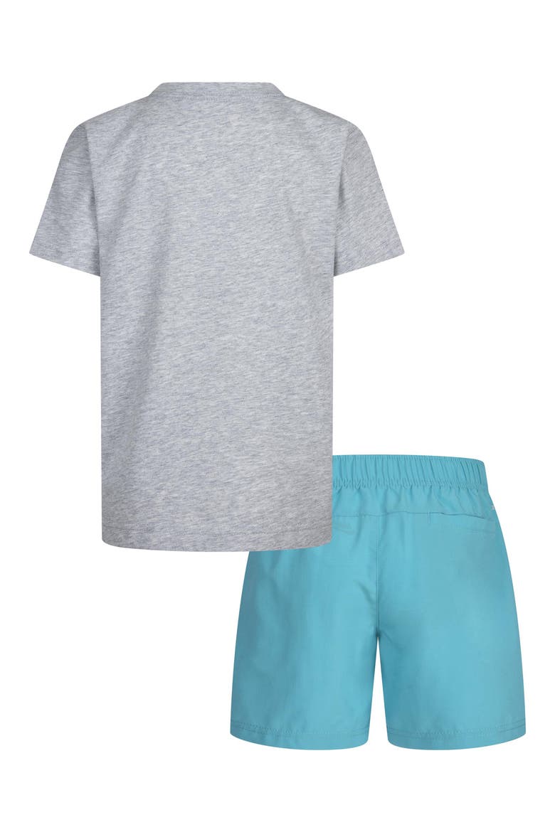 Kids' Logo Graphic T-Shirt & Dri-FIT Woven Shorts Set, Alternate, color, DUSTY CACTUS