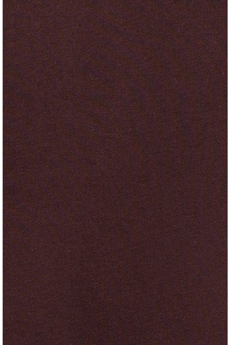 Kids' Essential Linear Logo Embroidered Fleece Hoodie, Alternate, color, DARK BROWN