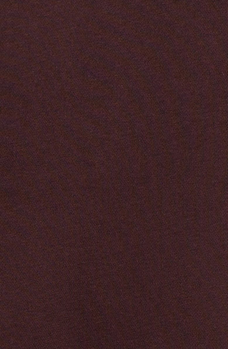 adidas Kids' Essential Linear Logo Embroidered Fleece Hoodie, Alternate, color, Dark Brown