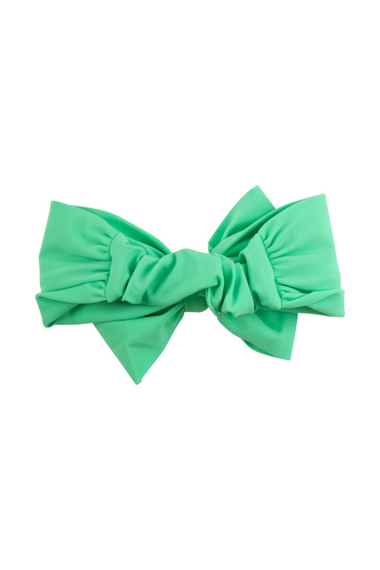 Girls UPF50+ Swim Bow Headband, Alternate, color, Spring Green
