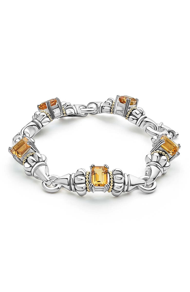 LAGOS Glacier Citrine Link Bracelet, Alternate, color,