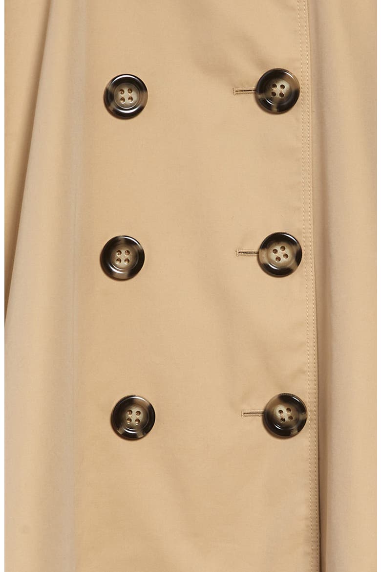 Leanne Trench Cape Coat, Alternate, color, HONEY
