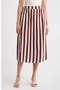 selected Ivory Brandy Brown Stripe