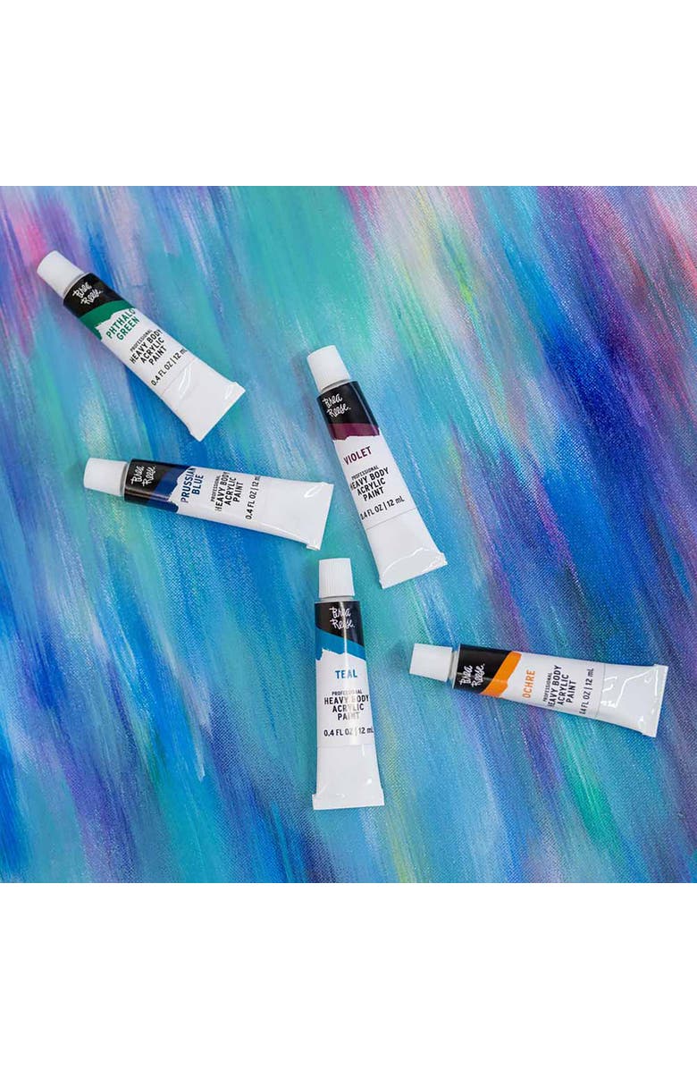 Brea Reese Professional Heavy Body Acrylic Paint Set 12 Tubes, Alternate, color, Multicolored