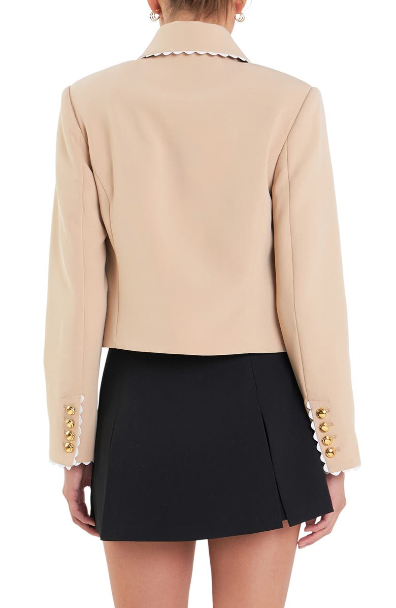 English Factory Scallop Jacket, Alternate, color, 