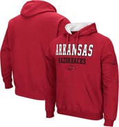 COLOSSEUM Men's Colosseum Cardinal Arkansas Razorbacks Sunrise Pullover Hoodie