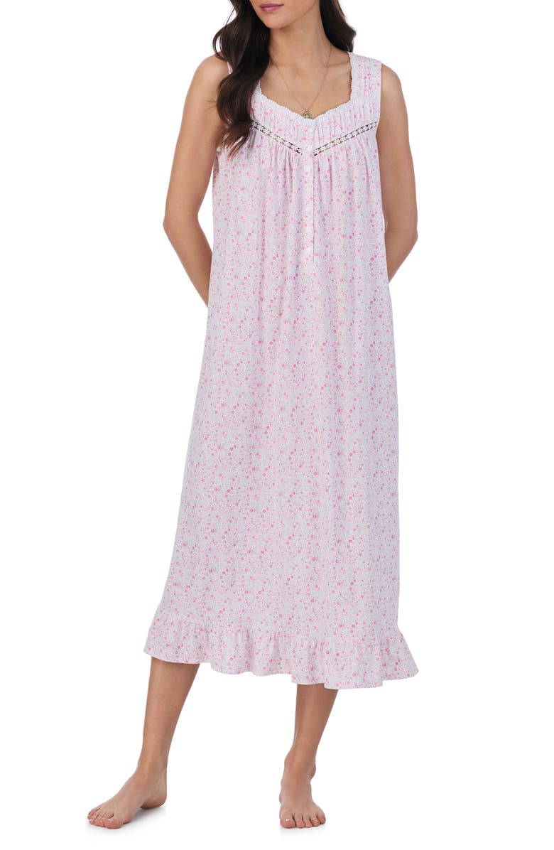 Eileen West Sleeveless Cotton Ballet Nightgown, Main, color, 