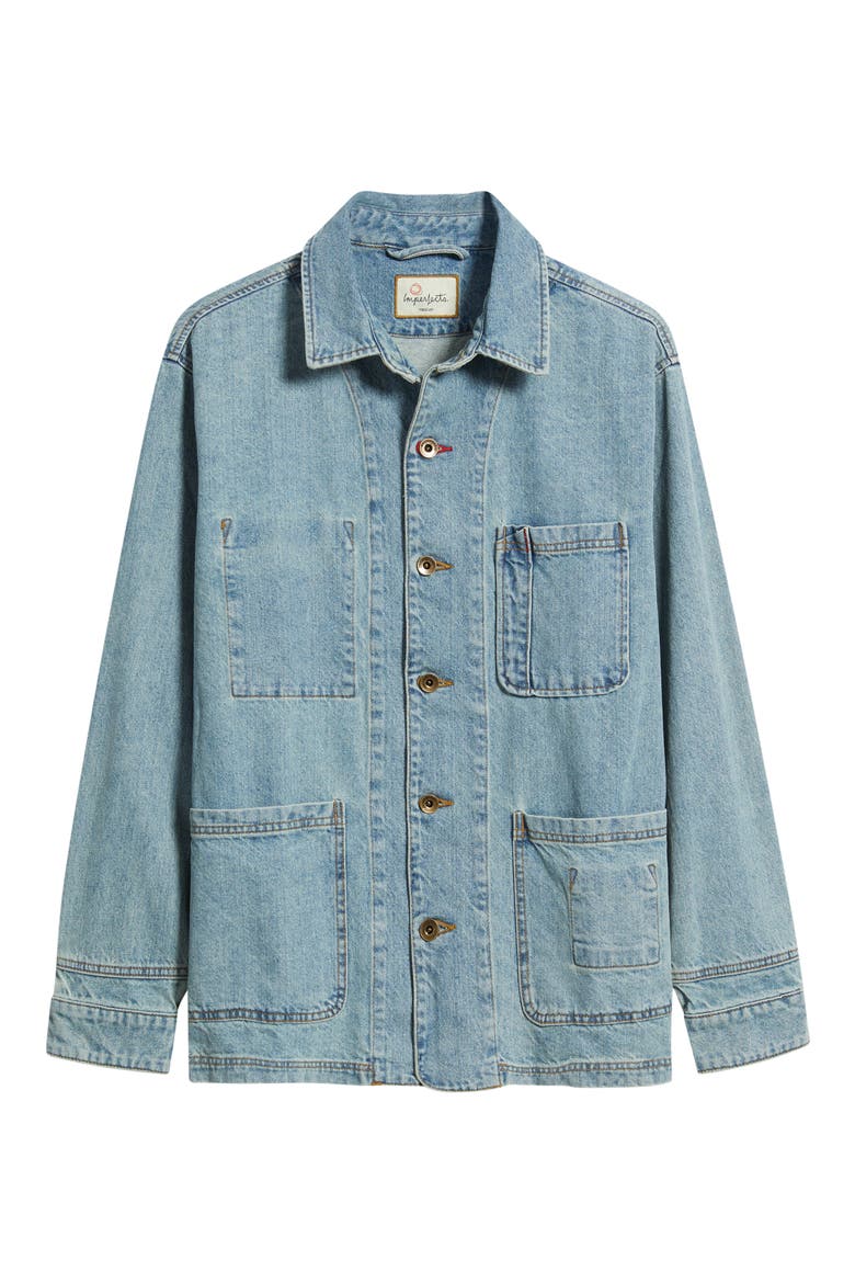 Cunningham Primo Denim Coat, Alternate, color, BLUE WASH