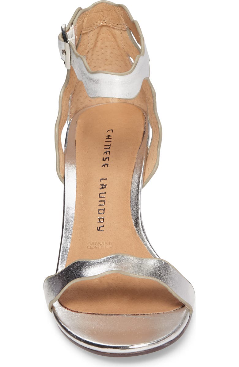 Chinese Laundry 'Rubie' Scalloped Ankle Strap Sandal, Alternate, color,