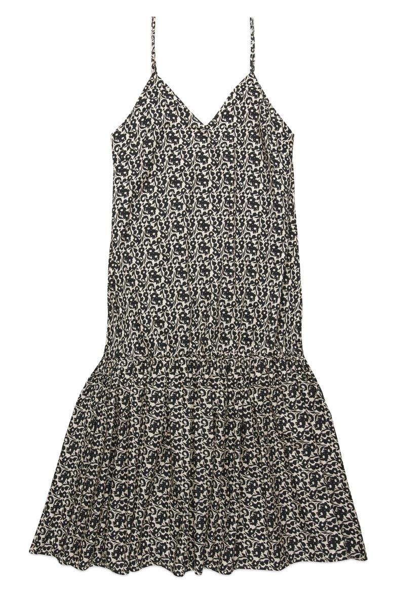 Bugio Maxi Sundress, Alternate, color, BLACK FLOWERS