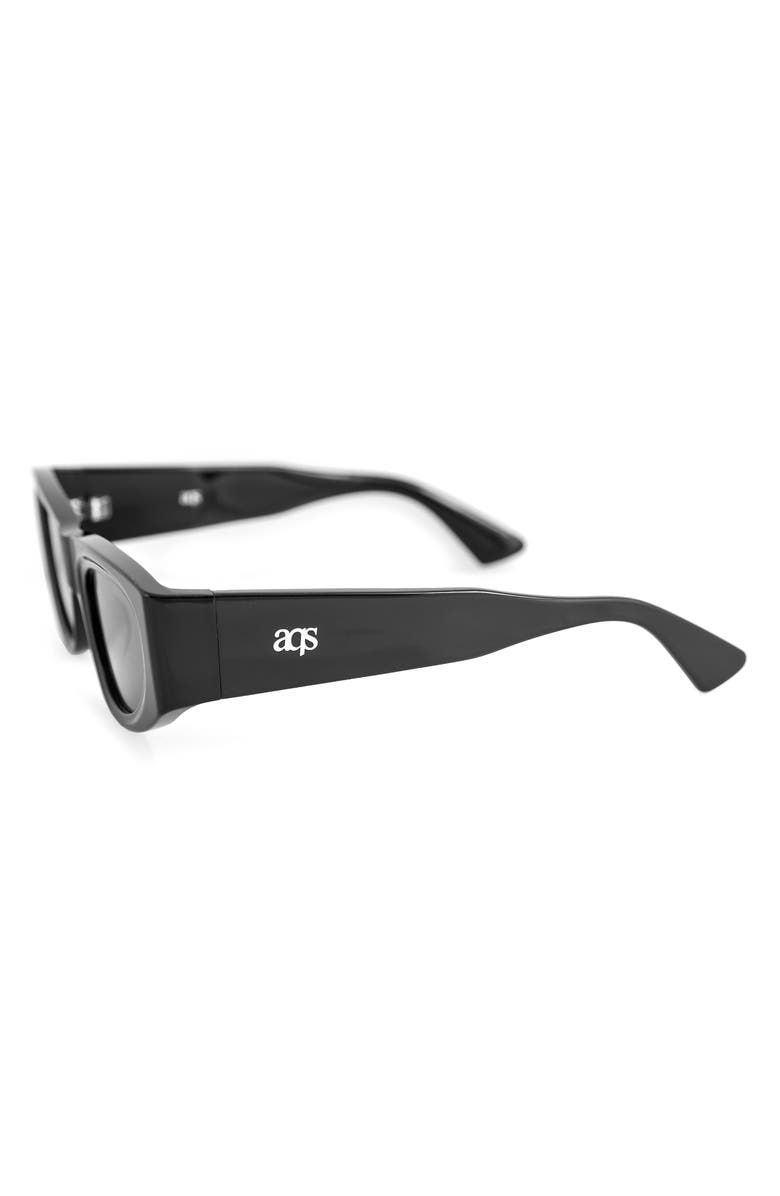 AQS Valentina 55mm Polarized Oval Sunglasses, Alternate, color, 