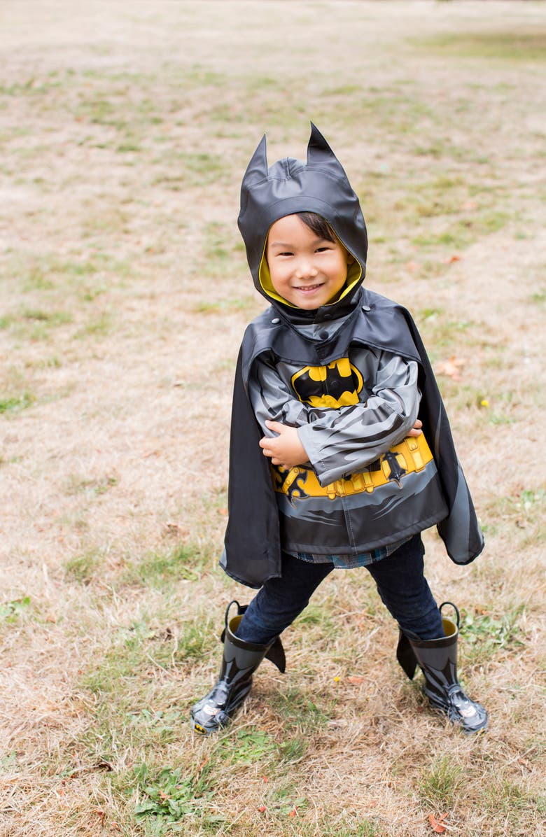 Western Chief Batman Everlasting Hooded Raincoat, Alternate, color, 