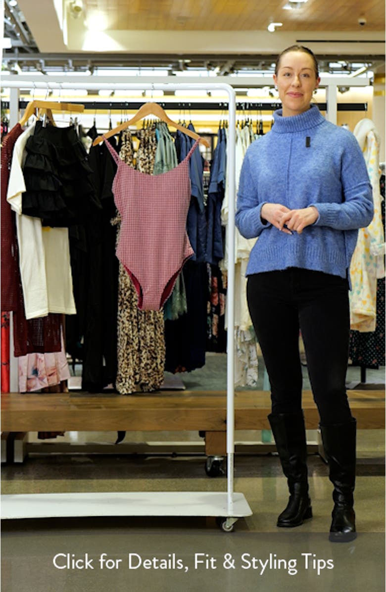 The Amalfi Houndstooth One-Piece Swimsuit, sales video thumbnail