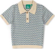 Little Green Radicals Kids' Organic Cotton Knit Polo
