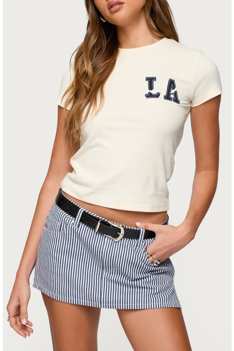 Cali Babe T-Shirt, Main, color, CREAM