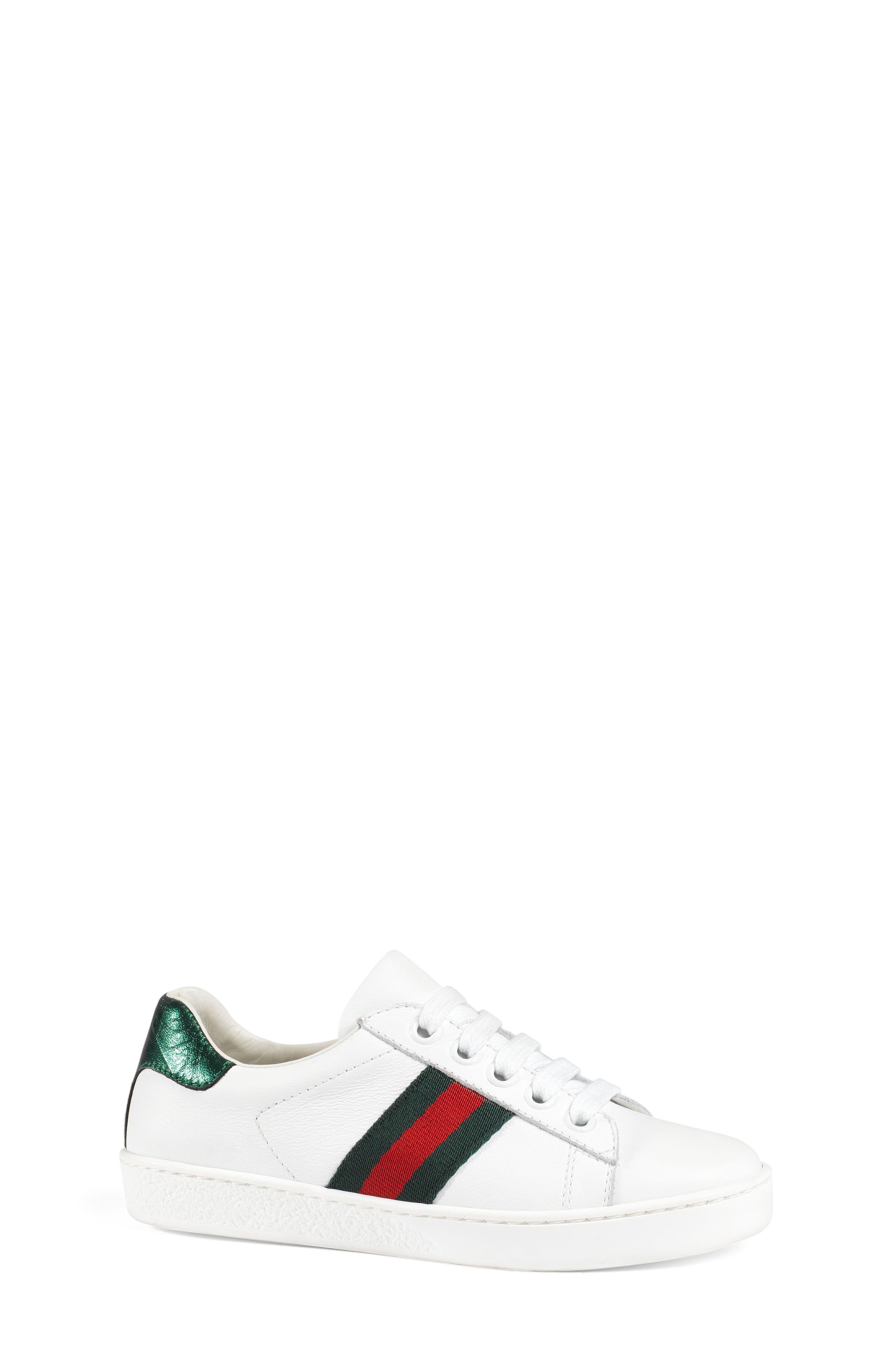 Ace Sneaker, Alternate, color, WHITE/ GREEN