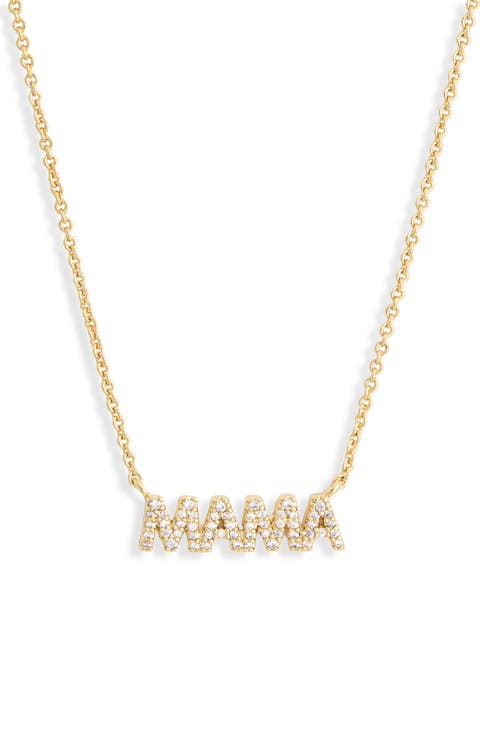 Sunshine Mama Pendant Necklace