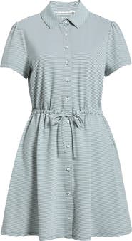Tommy Bahama Costa Wave Striped Shirtdress