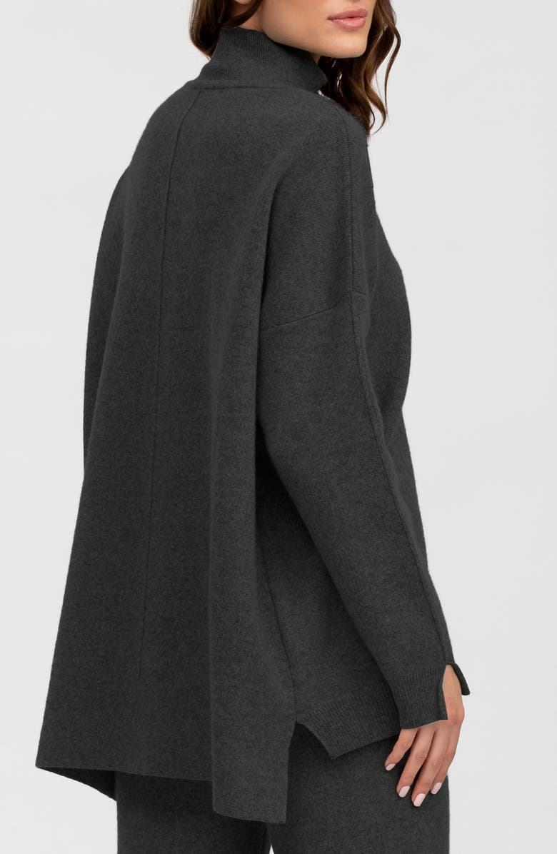 PIETRO BRUNELLI MATERNITY Meribel Maternity Turtleneck Sweater, Alternate, color, Oxford