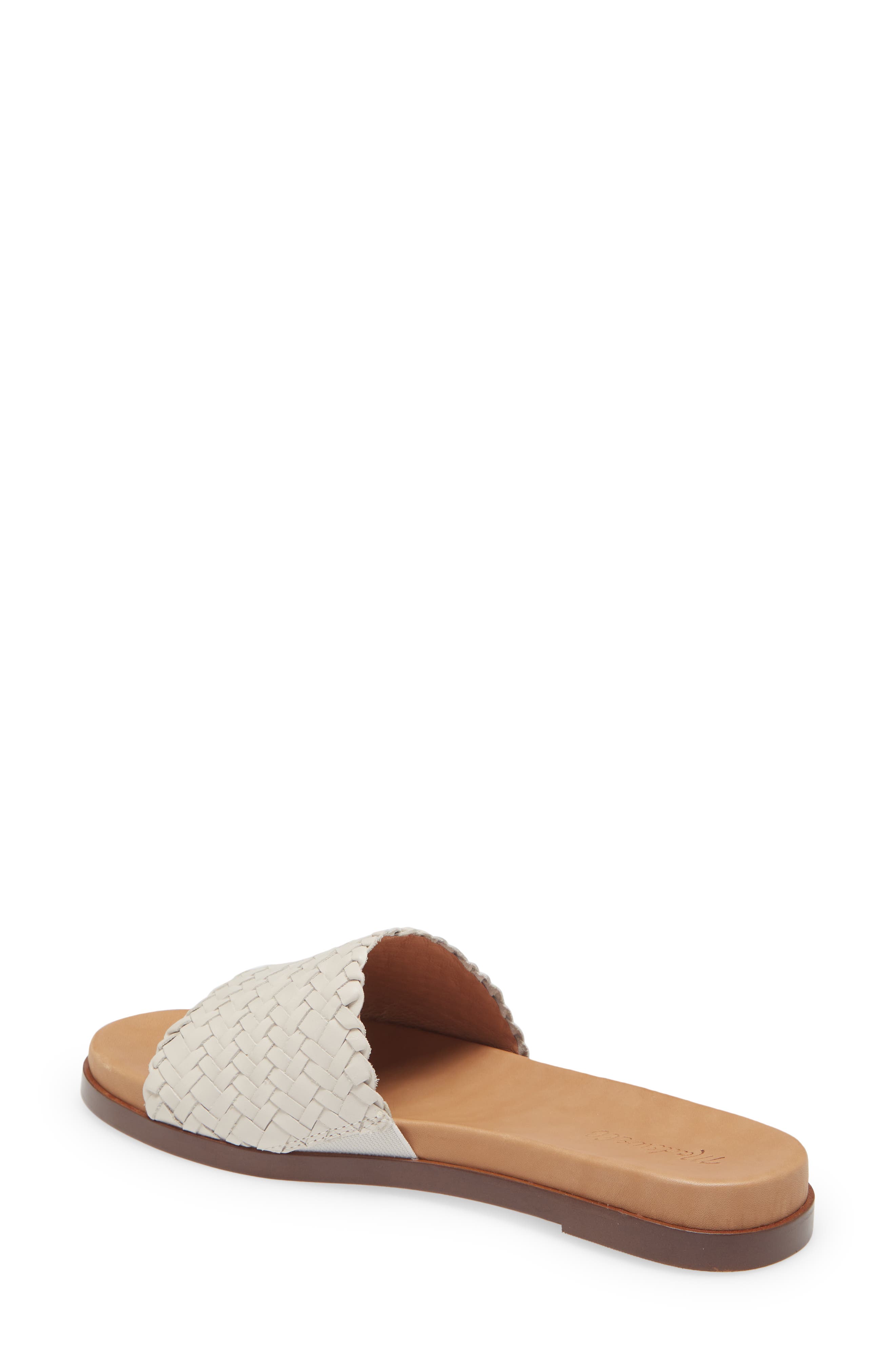 Madewell The Louisa Woven Slide Sandal, Alternate, color, 