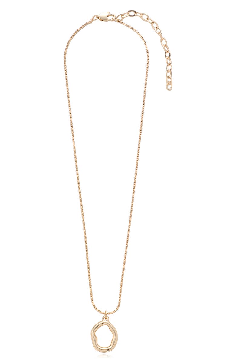Ettika Abstract Open Circle Pendant Necklace, Alternate, color, 
