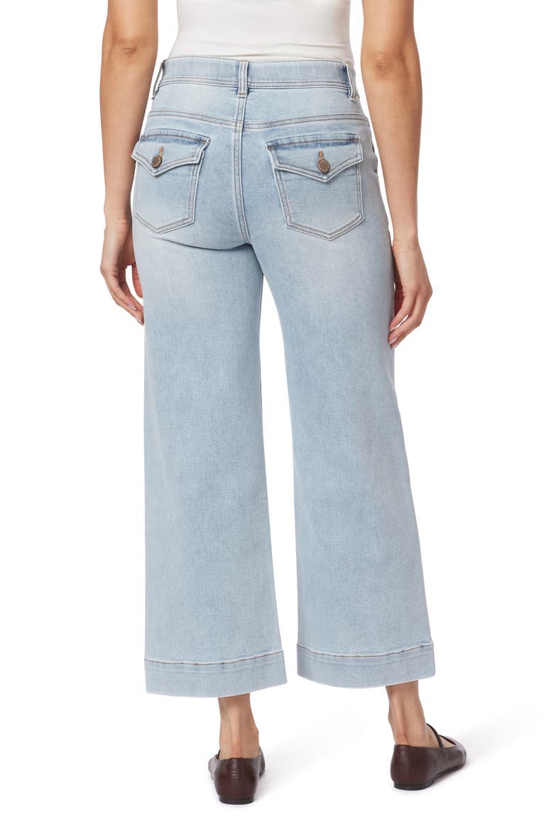 French Riviera 27-Inch High Rise Crop Wide Leg Jeans, Alternate, color, SKY BLUE