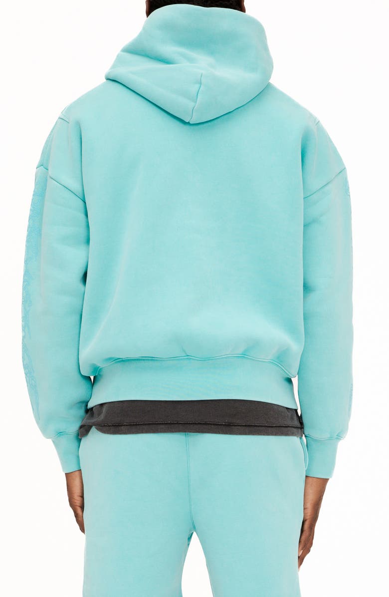 PURPLE BRAND Oversize Heavyweight Fleece Graphic Hoodie, Alternate, color, 