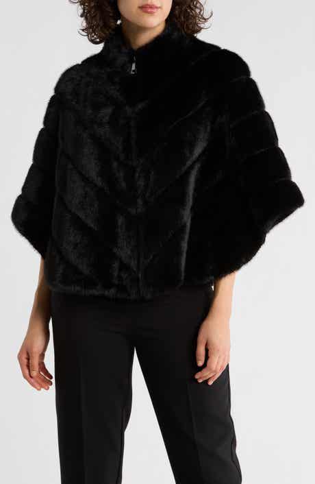 La Fiorentina Faux Fur Capelet