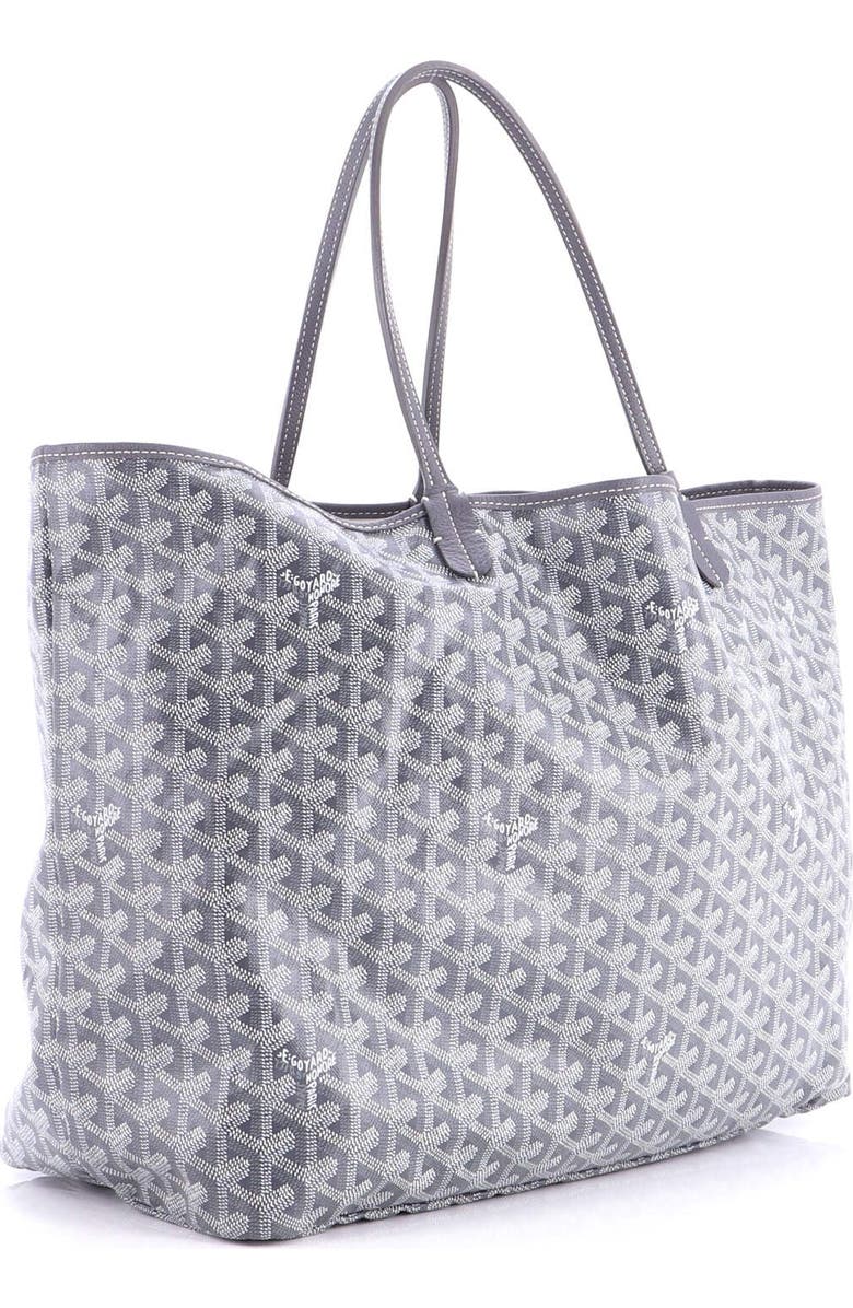Pre-Owned Goyard Saint Louis Tote Coated Canvas GM, Alternate, color, Gray