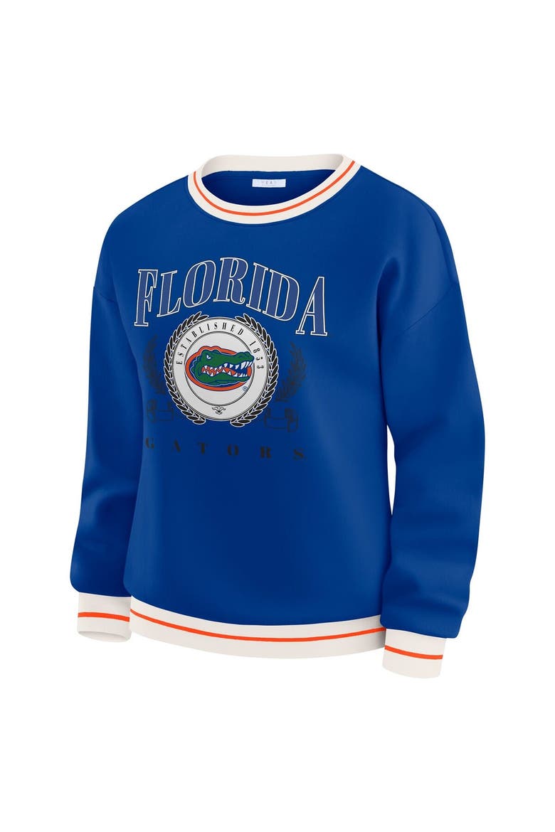 Women's WEAR by Erin Andrews Royal Florida Gators Seal Sweatshirt, Alternate, color, Royal