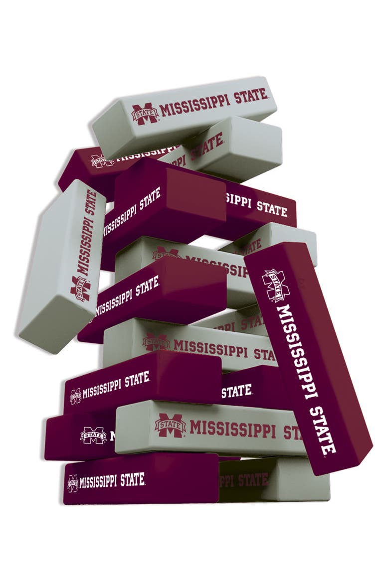 Mississippi State Bulldogs Tumble Tower, Alternate, color, Multicolor