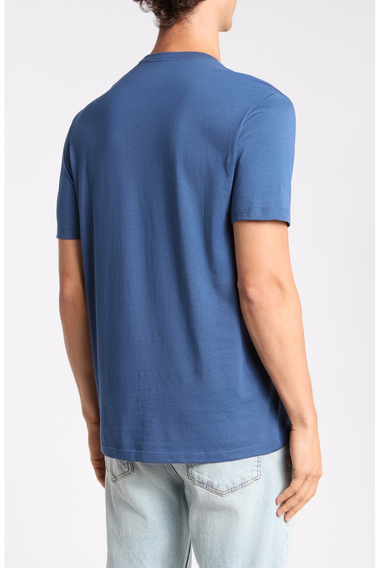 Embossed Monogram T-Shirt, Alternate, color, DARK DENIM